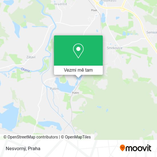 Nesvorný mapa