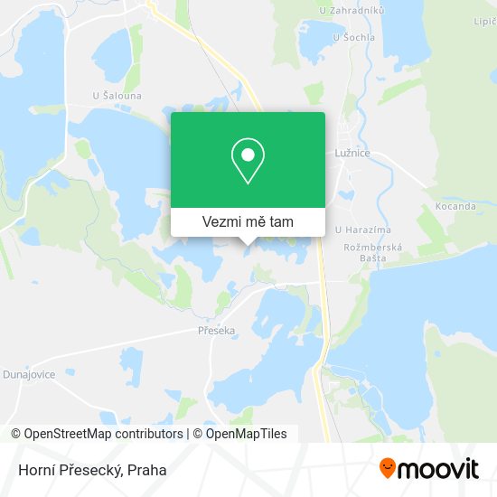 Horní Přesecký mapa