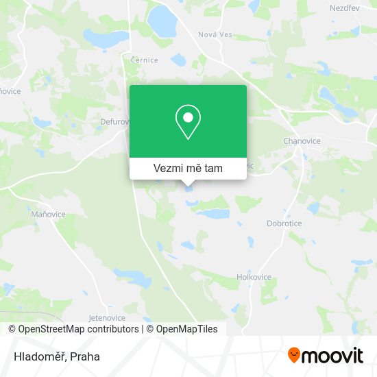 Hladoměř mapa