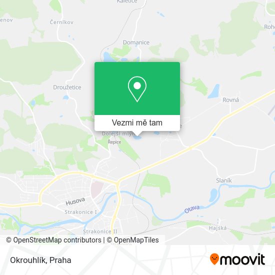Okrouhlík mapa