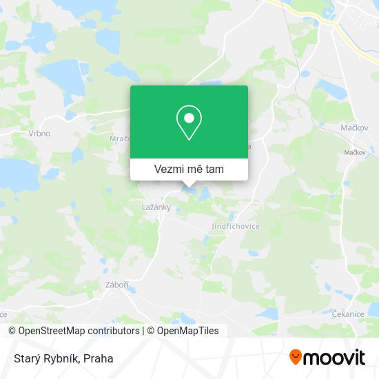 Starý Rybník mapa