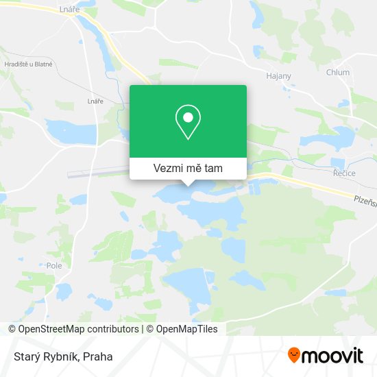 Starý Rybník mapa