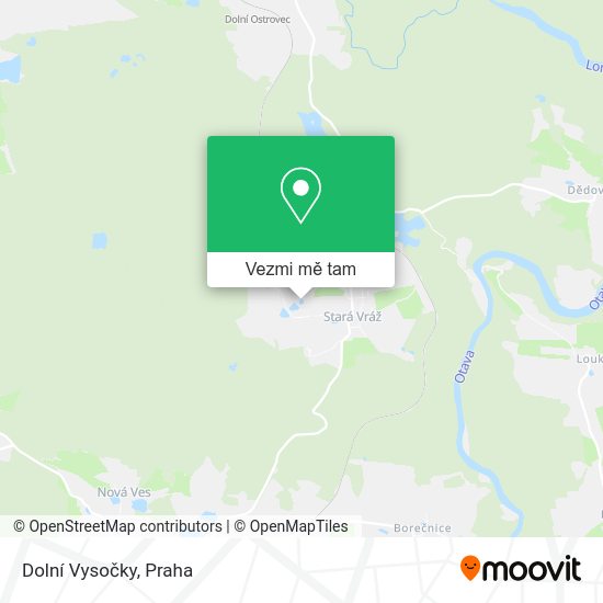 Dolní Vysočky mapa