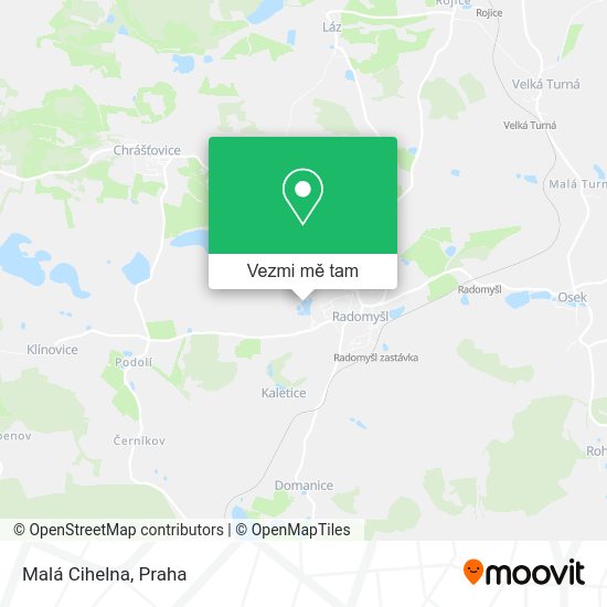 Malá Cihelna mapa