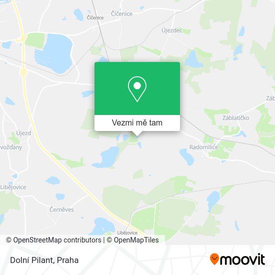 Dolní Pilant mapa
