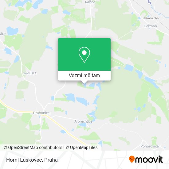 Horní Luskovec mapa