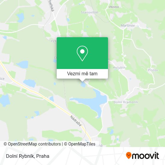 Dolní Rybník mapa