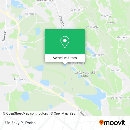 Mnišský P. mapa