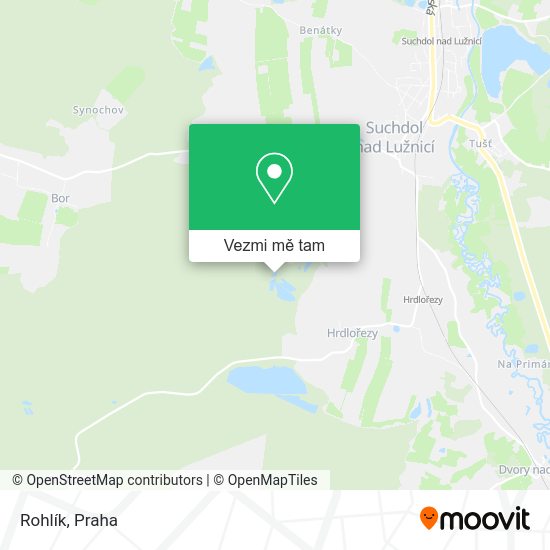 Rohlík mapa