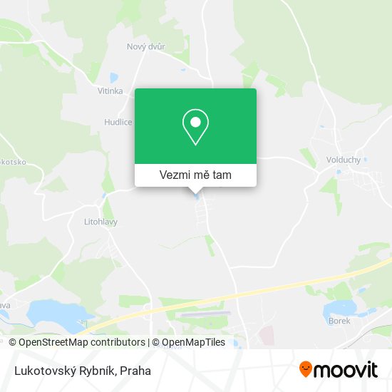 Lukotovský Rybník mapa