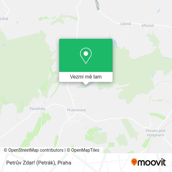 Petrův Zdar! (Petrák) mapa