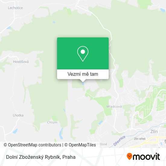 Dolní Zboženský Rybník mapa