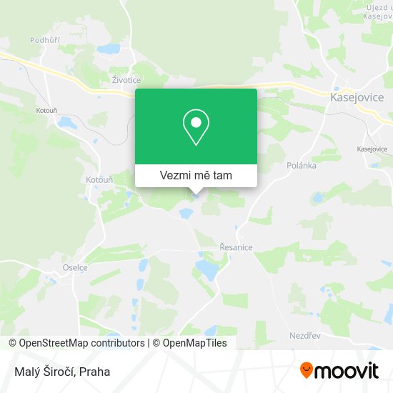 Malý Širočí mapa