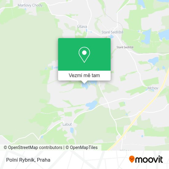 Polní Rybník mapa