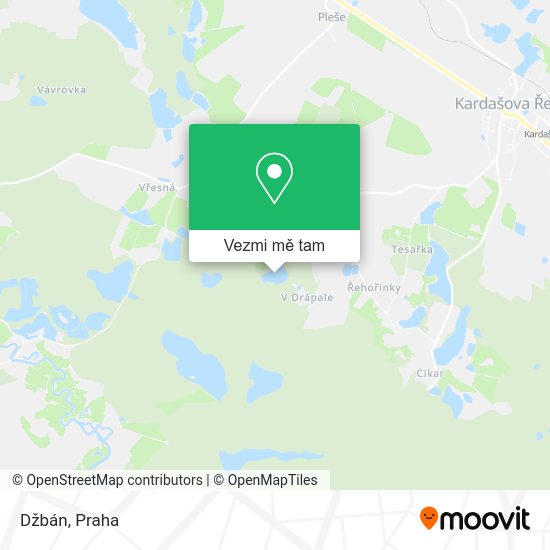 Džbán mapa