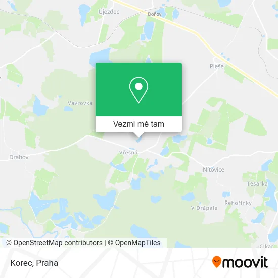 Korec mapa