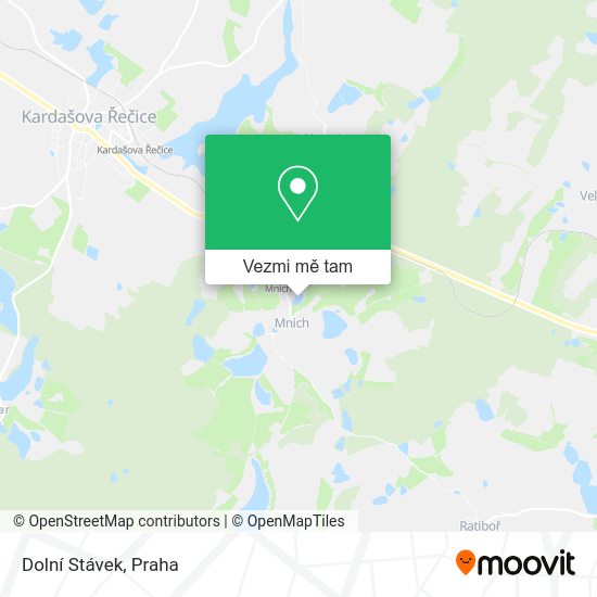 Dolní Stávek mapa