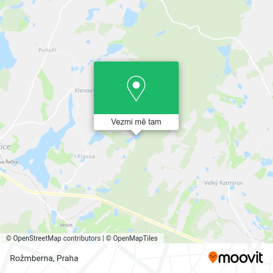 Rožmberna mapa