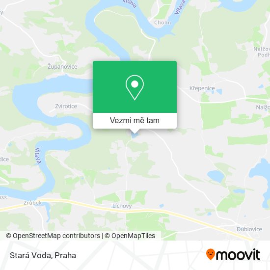 Stará Voda mapa