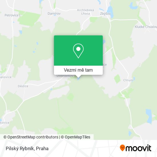 Pilský Rybník mapa