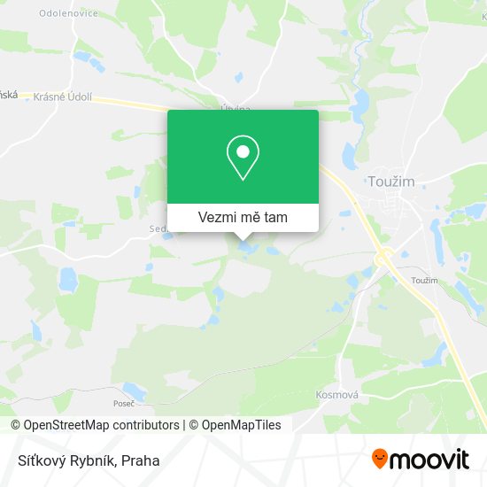 Síťkový Rybník mapa