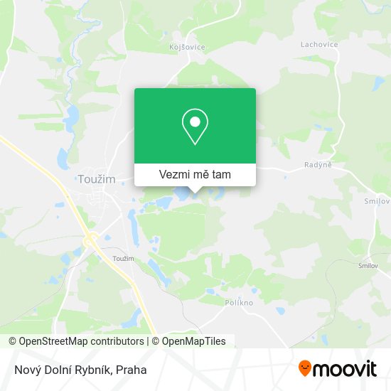 Nový Dolní Rybník mapa