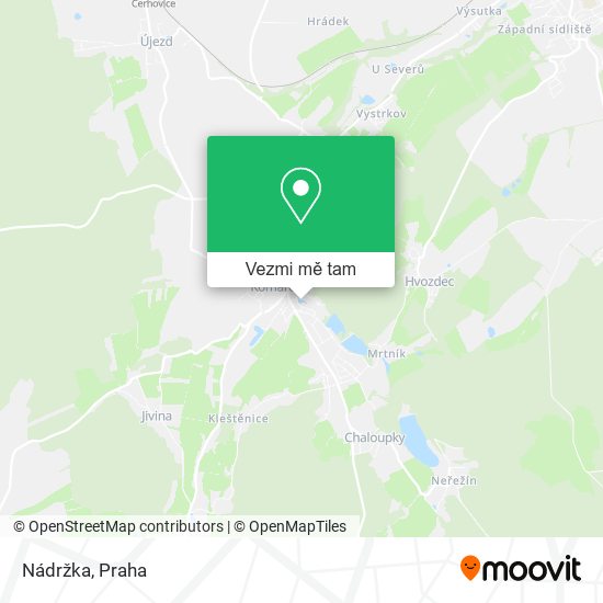 Nádržka mapa