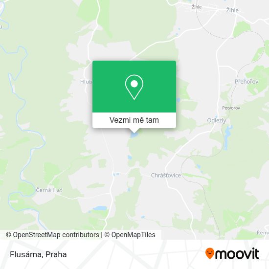 Flusárna mapa