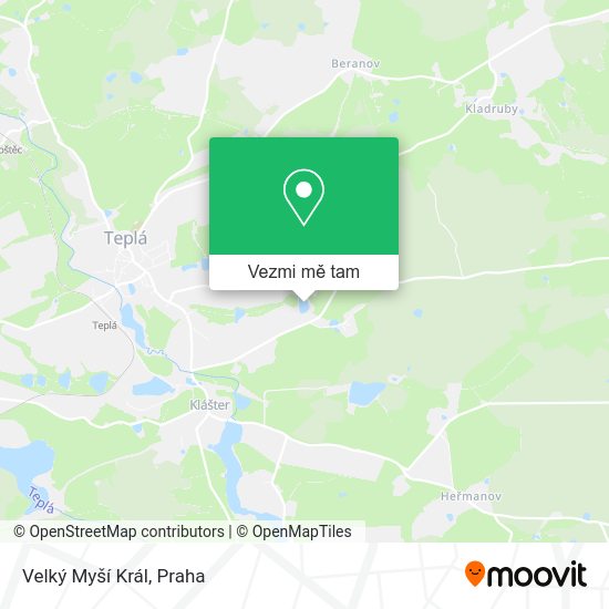 Velký Myší Král mapa