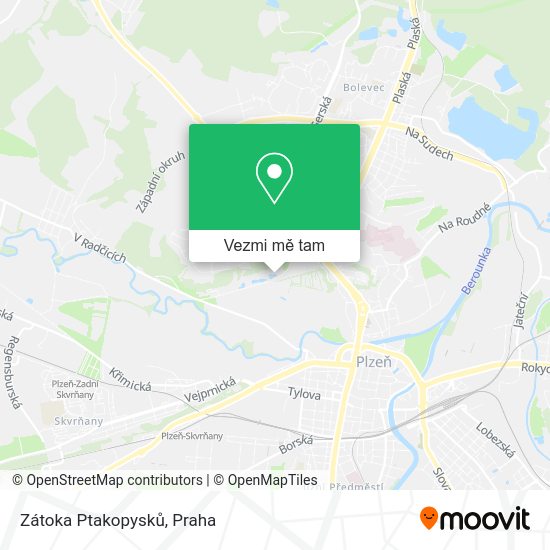 Zátoka Ptakopysků mapa