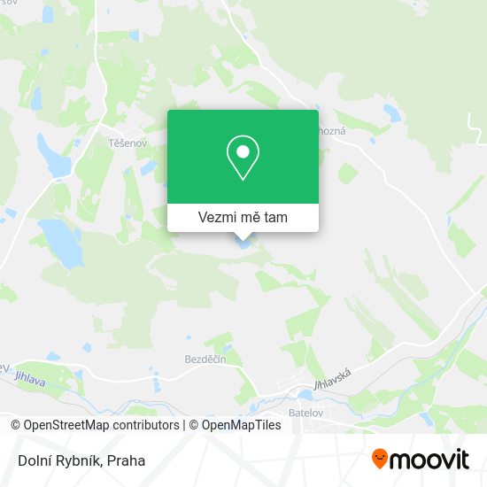 Dolní Rybník mapa