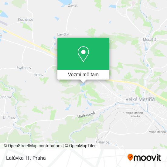 Lalůvka Ⅱ mapa