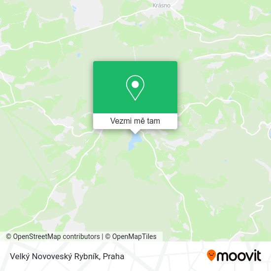 Velký Novoveský Rybník mapa