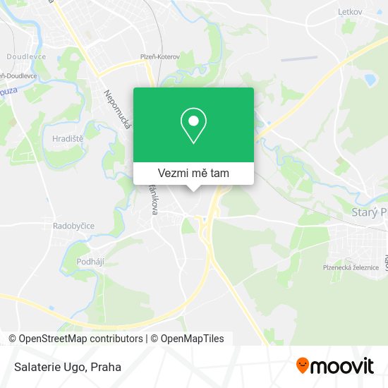 Salaterie Ugo mapa