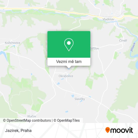 Jazírek mapa