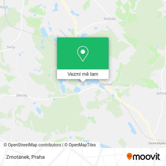 Zmotánek mapa