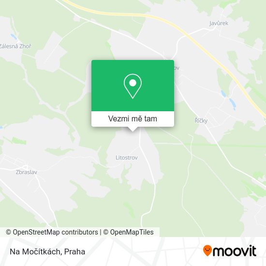 Na Močítkách mapa