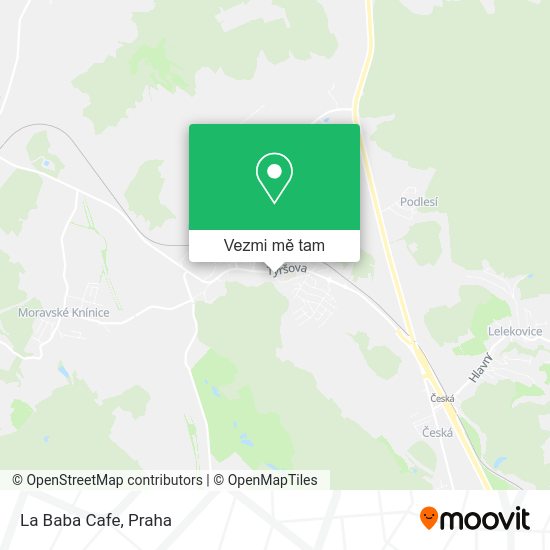 La Baba Cafe mapa