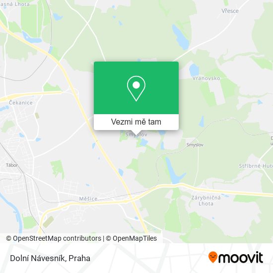 Dolní Návesník mapa