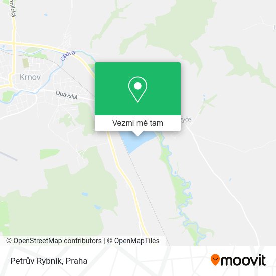 Petrův Rybník mapa
