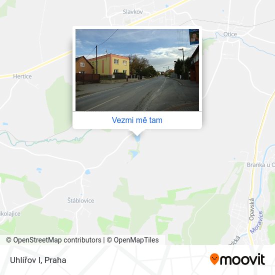 Uhlířov I mapa