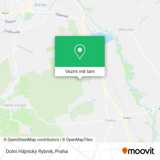 Dolní Hájnický Rybník mapa