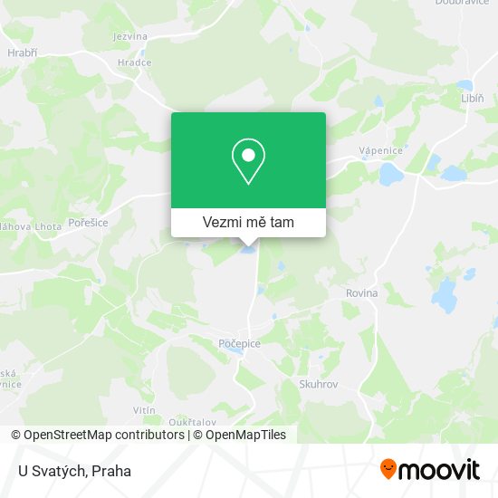 U Svatých mapa