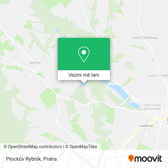 Plockův Rybník mapa