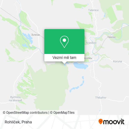 Rohlíček mapa