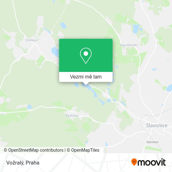 Vožralý mapa
