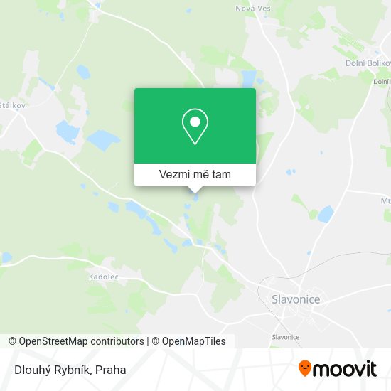 Dlouhý Rybník mapa