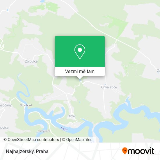 Najhajzerský mapa