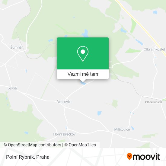 Polní Rybník mapa