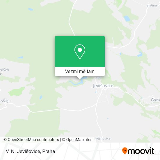 V. N. Jevišovice mapa